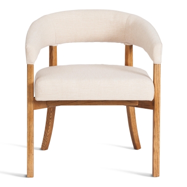 Стул Tetchair SURTUR дерево вяз/ткань лен, груша3/бежевый лен, 54х53х74 см