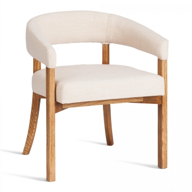 Стул Tetchair SURTUR дерево вяз/ткань лен, груша3/бежевый лен, 54х53х74 см