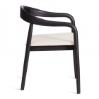 Стул Tetchair BALDUR дерево вяз/ткань лен, черный/бежевый лен, 49х52х76,5 см