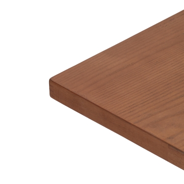 Стол Tetchair RAGNAROK дерево вяз/железная опора, 70х70х76 см, груша 3/черная опора