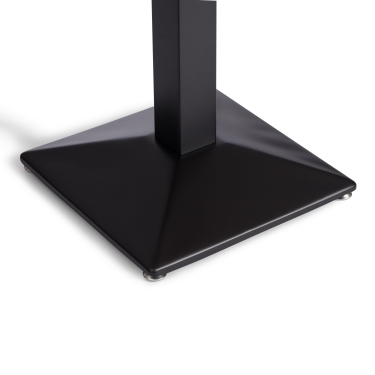 Стол Tetchair RAGNAROK дерево вяз/железная опора, 70х70х76 см, груша 3/черная опора