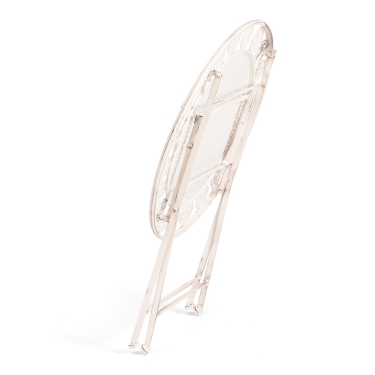 Стол Tetchair Patio PL08-11139 стальной сплав, античный белый, 70х75 см