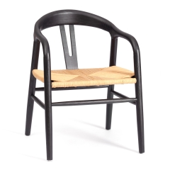 Стул Tetchair VALI дерево вяз, черный, 50х46х77 см