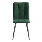 Стул обеденный Tetchair Bari LT, велюр, Deep Forest изумруд, 41х55х89 см