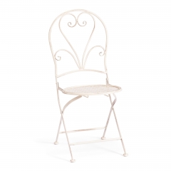 Стул Tetchair Love Chair PL08-11140 стальной сплав, античный белый, 40х47,5х94 см