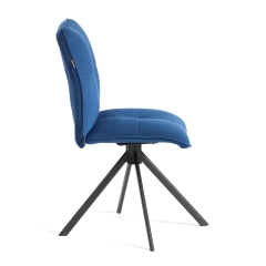 Стул обеденный Tetchair Sweet поворотный механизм 360, велюр, Blue синий