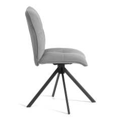 Стул обеденный Tetchair Sweet поворотный механизм 360, велюр, серый, 29