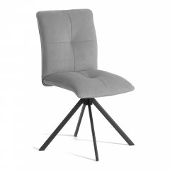 Стул обеденный Tetchair Sweet поворотный механизм 360, велюр, серый, 29