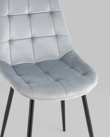 Стул Stool Group Флекс New, велюр пыльно-голубой 4 шт