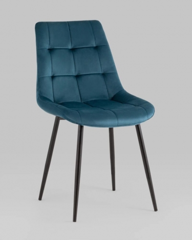 Стул Stool Group Флекс New велюр сине-зеленый 4 шт