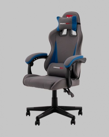 Кресло спортивное Stool Group TopChairs Phantom серо-голубой