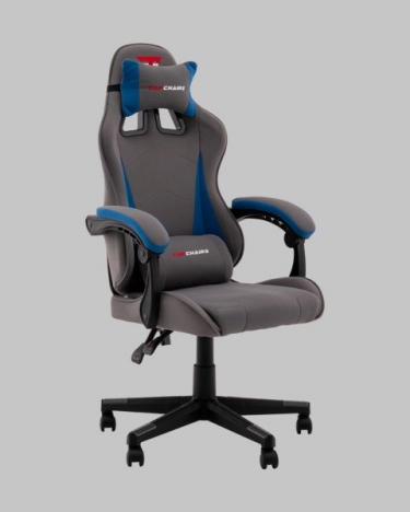 Кресло спортивное Stool Group TopChairs Phantom серо-голубой