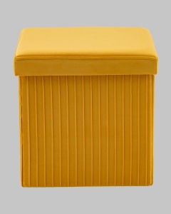 Пуф складной с ящиком Stool Group Store Square желтый
