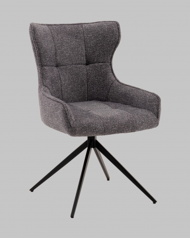 Стул Stool Group Carlene вращающийся серый