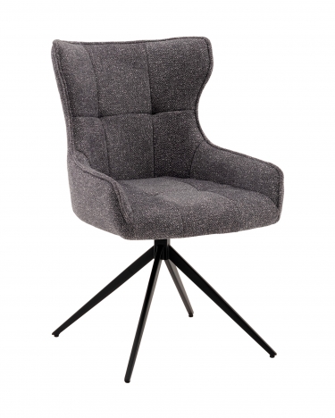 Стул Stool Group Carlene вращающийся серый