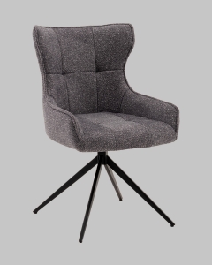 Стул Stool Group Carlene вращающийся серый