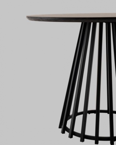 Стол обеденный Stool Group Daphne 10075 см темное дерево