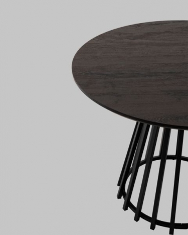 Стол обеденный Stool Group Daphne 10075 см темное дерево