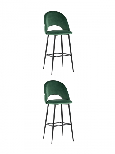 Стул барный Stool Group Меган велюр зеленый 2 шт
