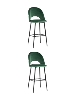 Стул барный Stool Group Меган велюр зеленый 2 шт