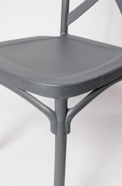 Стул пластиковый Цвет мебели ОС-38 Серый