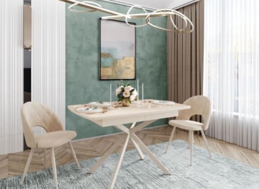 Обеденный стол Витра Орфей 46 04 Мрамор бежевый
