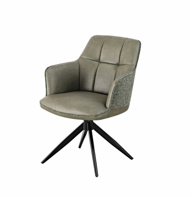 Стул обеденный Stool Group Naya зеленый экокожа букле