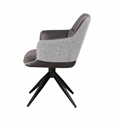 Стул обеденный Stool Group Naya серый экокожа букле