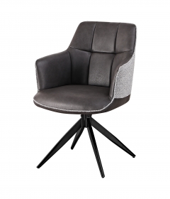 Стул обеденный Stool Group Naya серый экокожа букле