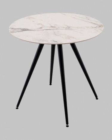 Стол Stool Group Ники круглый столешница керамика Ice Jade 800