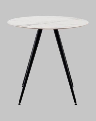 Стол Stool Group Ники круглый столешница керамика Ice Jade 800