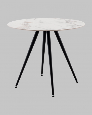 Стол Stool Group Ники круглый столешница керамика Ice Jade 900