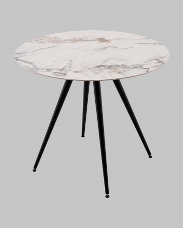 Стол Stool Group Ники круглый столешница керамика Ice Jade 900