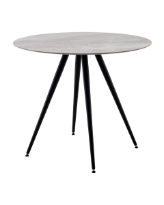 Стол Stool Group Ники круглый столешница керамика Italian light grey 900