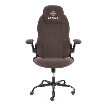 Кресло геймерское Tetchair BAZUKA metalBL велюр, коричневый, 6