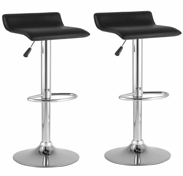 Стул барный Stool Group Хай-Тек черный комплект 2 шт