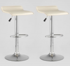 Стул барный Stool Group Хай-Тек бежевый комплект 2 шт