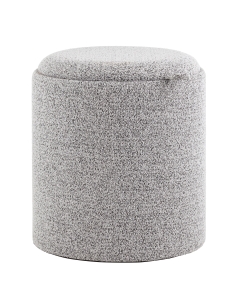 Пуф-столик с ящиком Stool Group Хюгге S букле серый