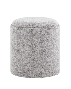 Пуф-столик с ящиком Stool Group Хюгге XS букле серый