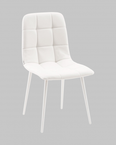 Стул Stool Group Одди NEW экокожа белый белые ножки