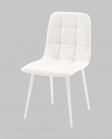 Стул Stool Group Одди NEW экокожа белый белые ножки