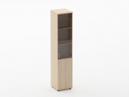 Шкаф высокий со стеклом Персона Грата Twin 16.16.13Пр Туя