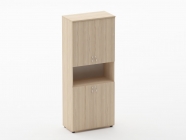 Шкаф высокий закрытый с нишей Персона Грата Twin 16.16.151 Туя