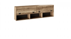 Шкаф настенный SMART мебель Пилигрим ТД-276.12.21 Дуб каньон светлый/Серый