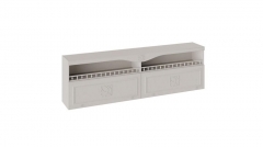 Шкаф навесной с карнизом и балюстрадой Трия Сабрина СМ-307.12.002 Кашемир