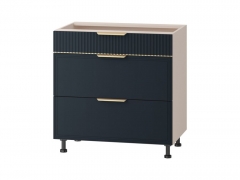Напольный шкаф 3 ящика с системой плавного закрывания Витра Флоренция 108.92
