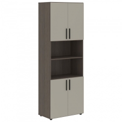 Шкаф с 2 комплектами глухих малых дверей Skyland VELION VHCS 80.4 Аметист Дуб Сильвер