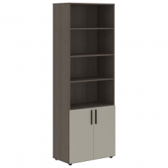 Шкаф с 1 комплектом глухих малых дверей Skyland VELION VHCS 80.5 Аметист Дуб Сильвер