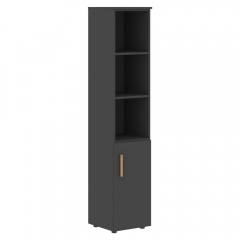 Шкаф-колонка с глухой малой дверью правый Skyland VELION VHCS 40.5 R Нефрит Кобра