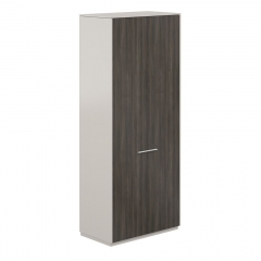 Шкаф высокий Норден Atlas NZ-0361.GS.BT Серый камень Бренсон Трюфель